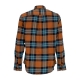 camicia manica lunga uomo l/s heavy flannel plaid shirt ARGAN OIL