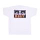 maglietta uomo subvert heavyweight classic box tee WHITE