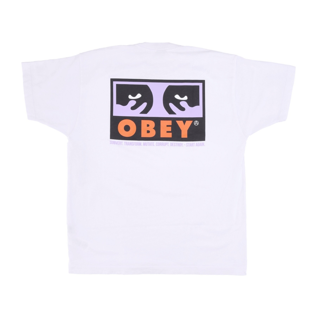 maglietta uomo subvert heavyweight classic box tee WHITE