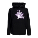 felpa cappuccio donna cherubs its all love 2 basic hooded fleece BLACK