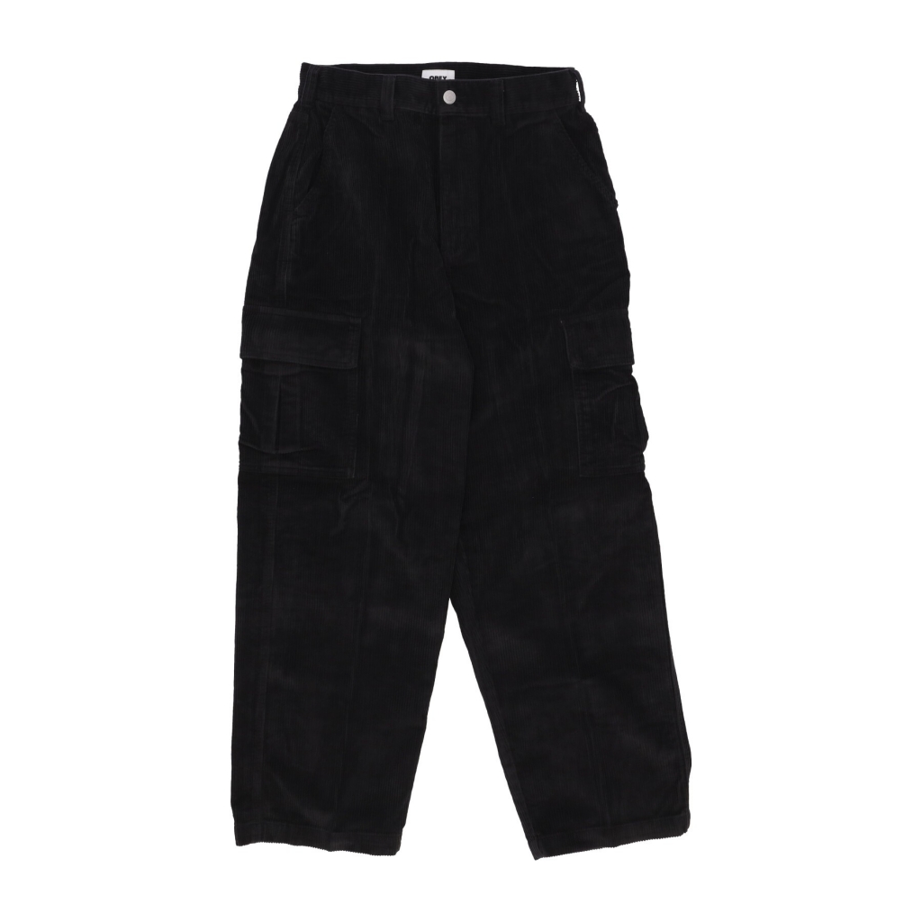 pantalone lungo uomo bigwig baggy corduroy cargo pant DIGITAL BLACK