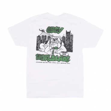 maglietta uomo city watch dog classic tee WHITE