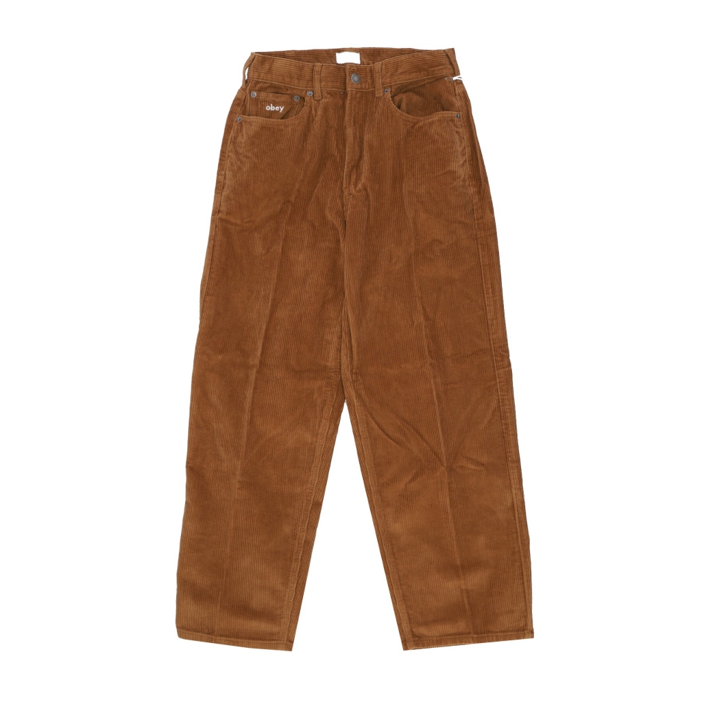 pantalone lungo uomo bigwig baggy corduroy pant CATECHU WOOD