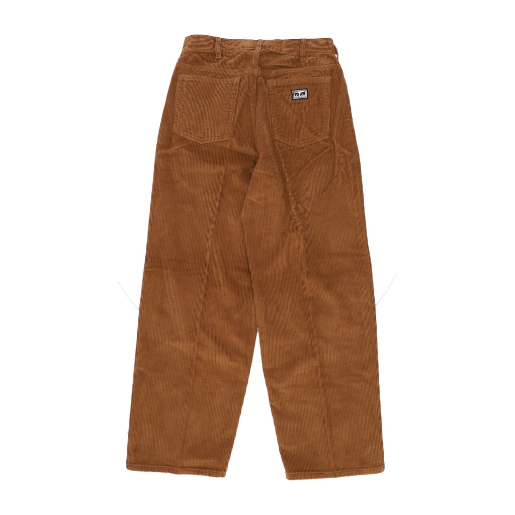 pantalone lungo uomo bigwig baggy corduroy pant CATECHU WOOD