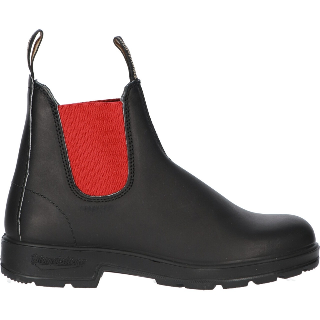 Scarpa Blundstone Donna Australian Waterproof Leather BLACK RED