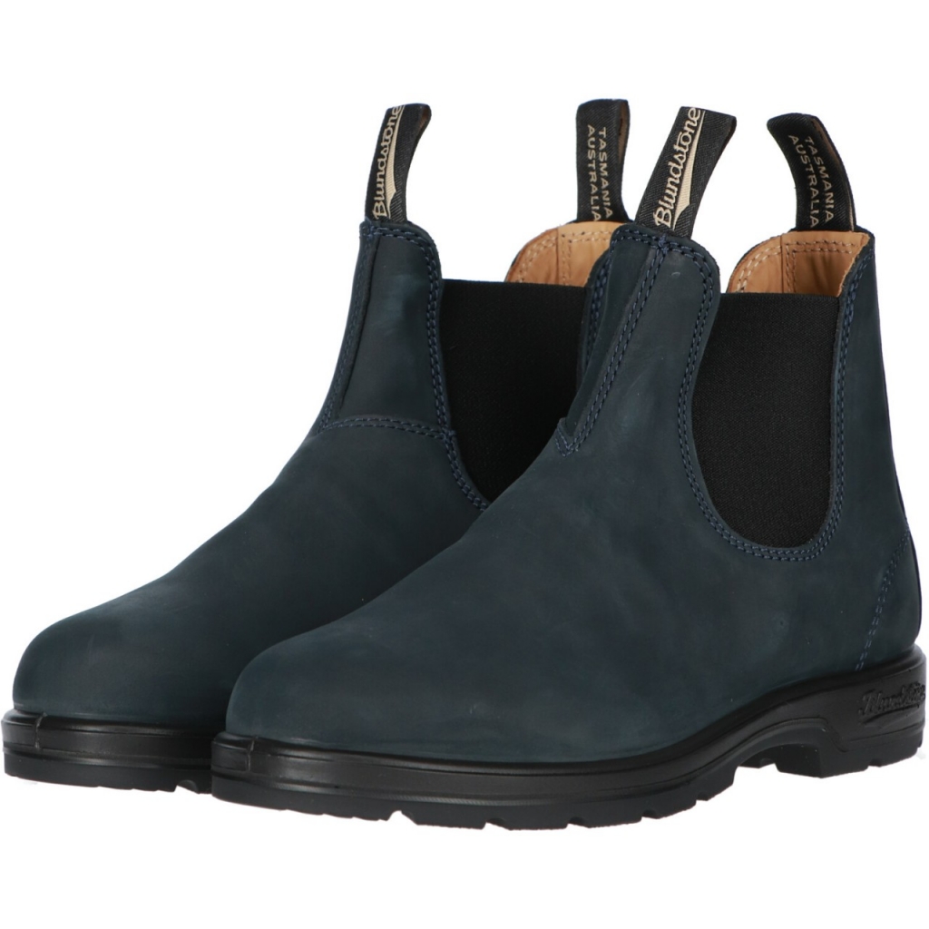 Scarpa Blundstone Uomo Australian Waterproof Leather NAVY NABUCK