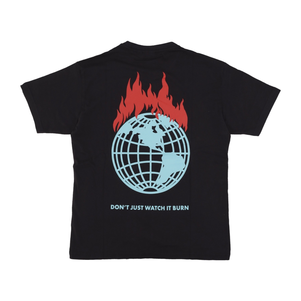 maglietta uomo dont just watch it burn tee x napapijri BLACK