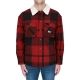 Giacca Tommy Hilfiger Jeans Uomo Check Sherpa Lined XJS ROUGE CHECK