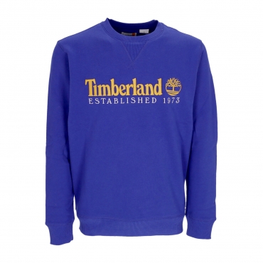 felpa girocollo uomo l/s est 1973 crewneck CLEMATIS BLUE