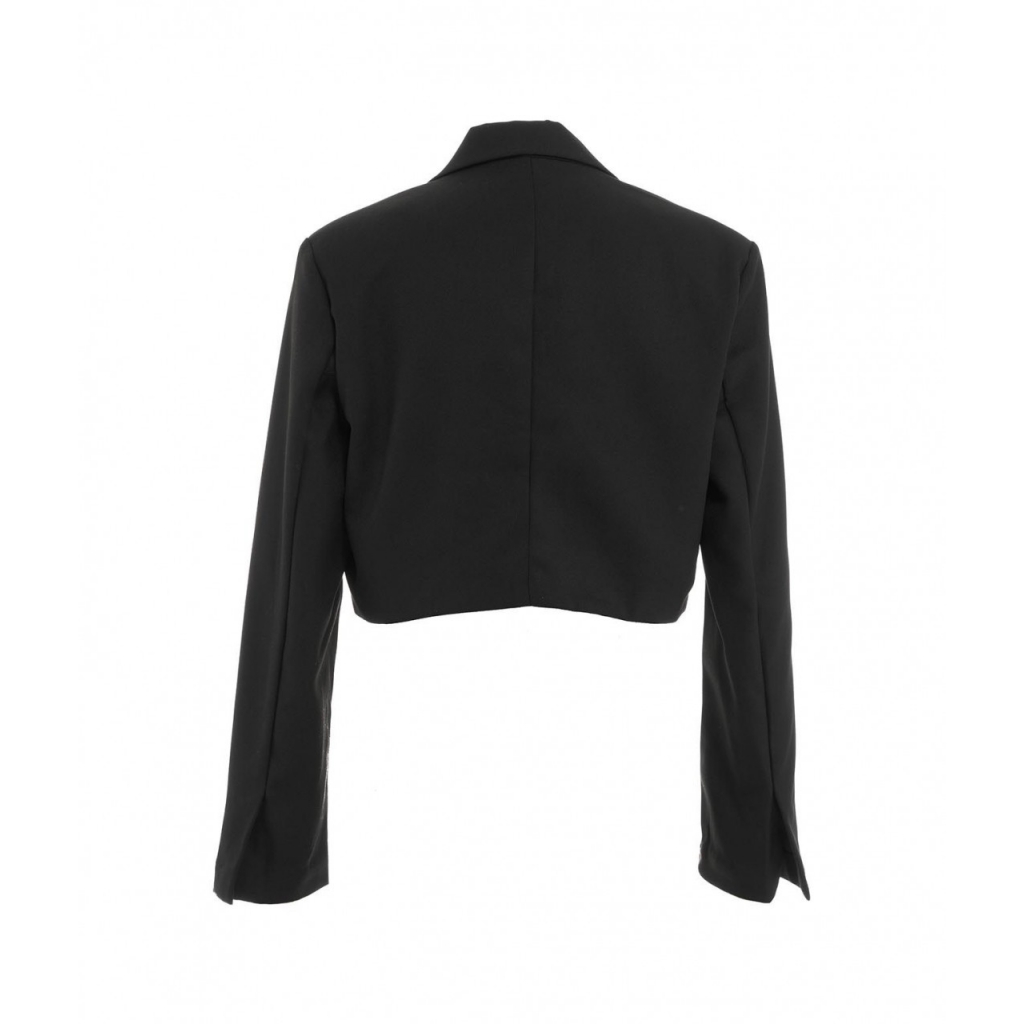 Blazer cropped nero Outlet