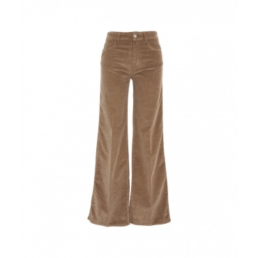 Pantalone in velluto Thames marrone