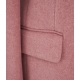 Blazer con spacco centrale rosa