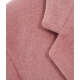 Blazer con spacco centrale rosa