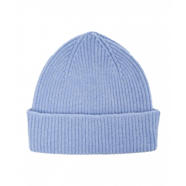 Beanie in maglia blu