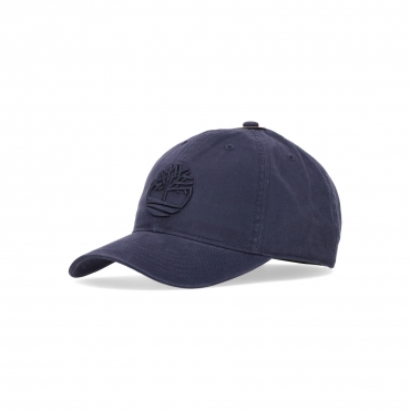 cappellino visiera curva uomo canvas baseball cap PEACOAT