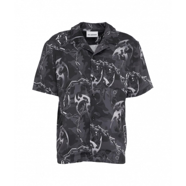 Camicia mimetica grigio