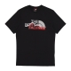 maglietta uomo mountain line tee BLACK