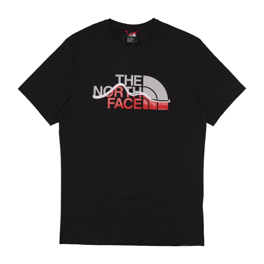 maglietta uomo mountain line tee BLACK