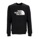 felpa girocollo uomo drew peak crewneck BLACK/WHITE