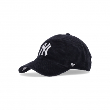 cappellino visiera curva uomo mlb thick cord clean up neyyan BLACK