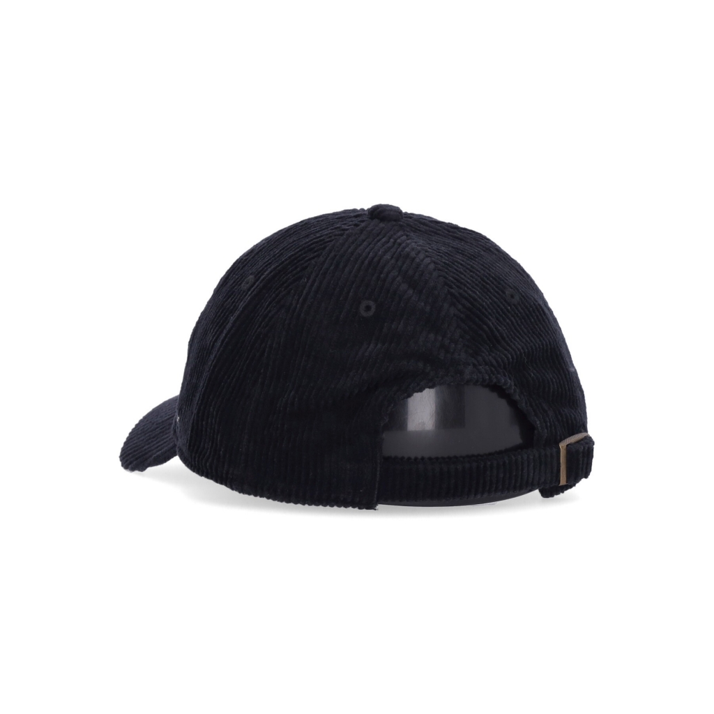 cappellino visiera curva uomo mlb thick cord clean up neyyan BLACK
