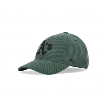 cappellino visiera curva uomo mlb thick cord mvp oakath DARK GREEN