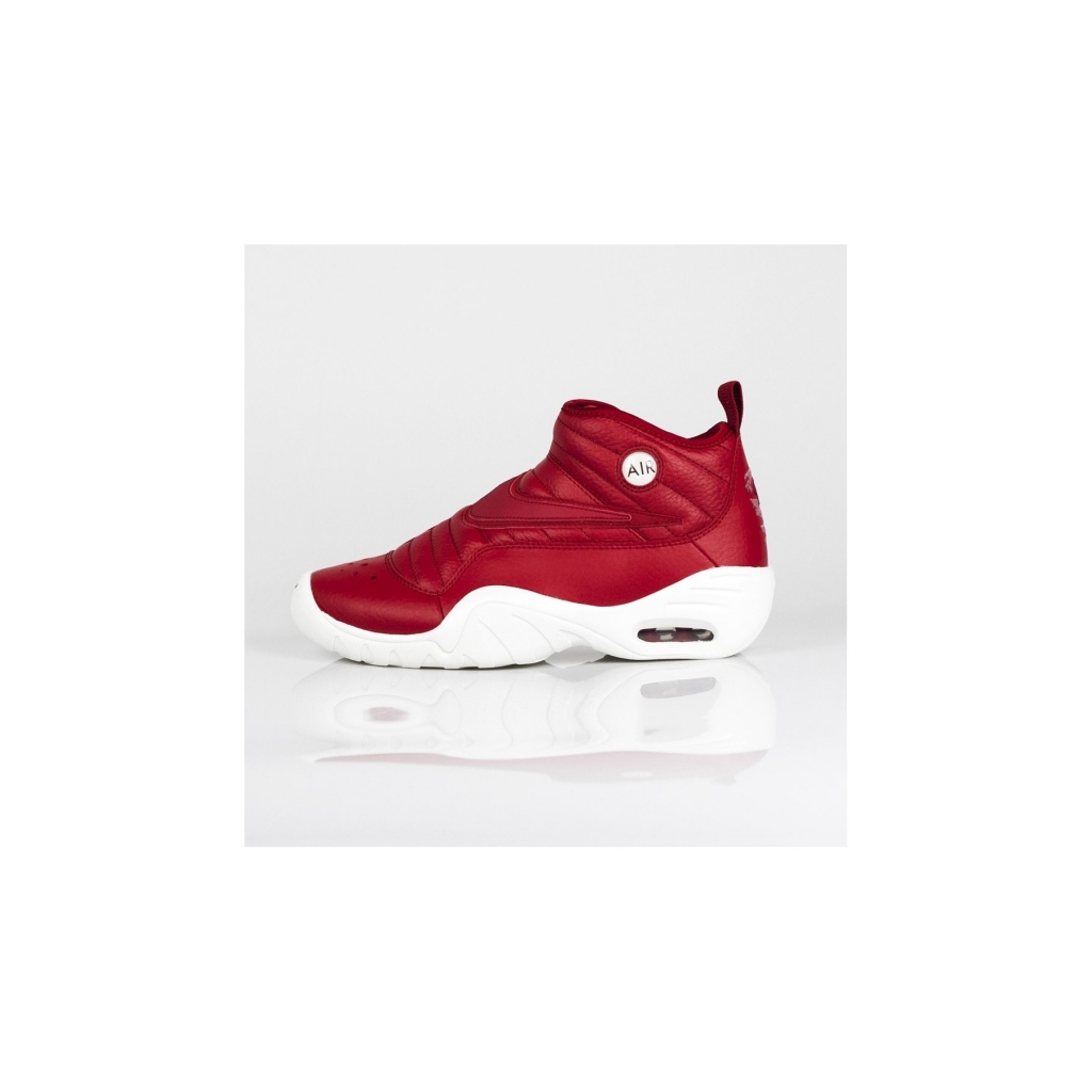 scarpa alta uomo air shake ndestrukt x dennis rodman ROSSO/BIANCO