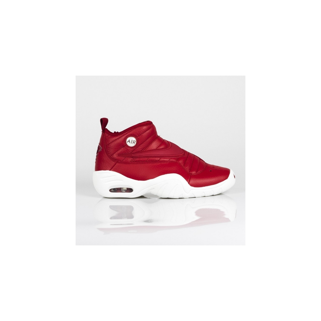 scarpa alta uomo air shake ndestrukt x dennis rodman ROSSO/BIANCO