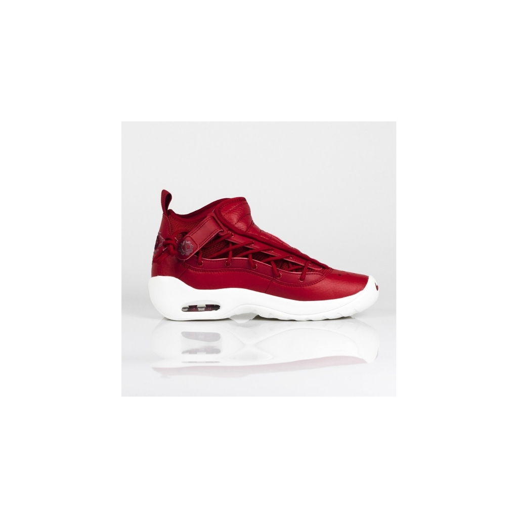 scarpa alta uomo air shake ndestrukt x dennis rodman ROSSO/BIANCO