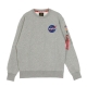 felpa girocollo uomo space shuttle sweater GREY HEATHER