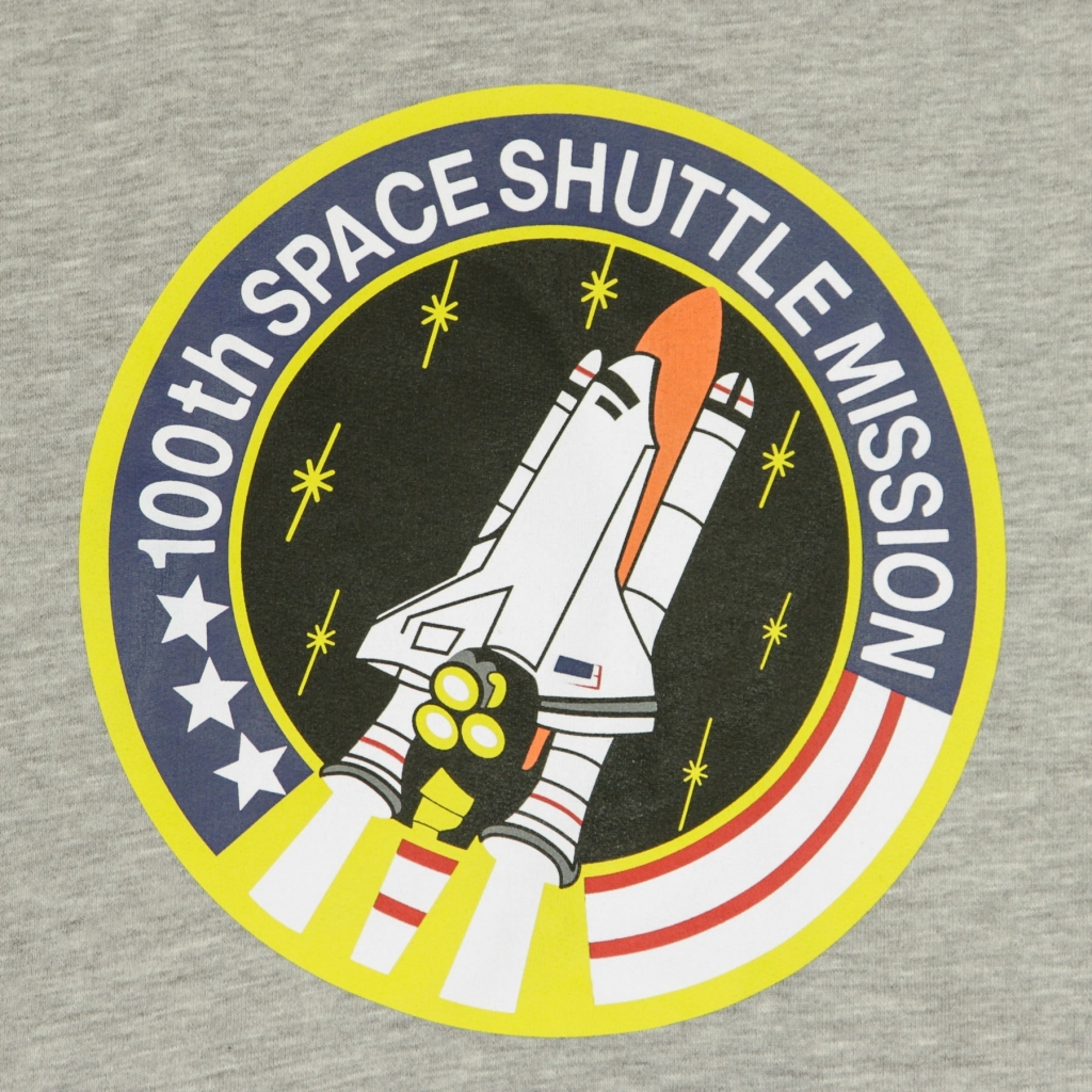felpa girocollo uomo space shuttle sweater GREY HEATHER