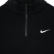 felpa collo alto donna w sportswear essential classic trend fleece quarter zip BLACK/WHITE