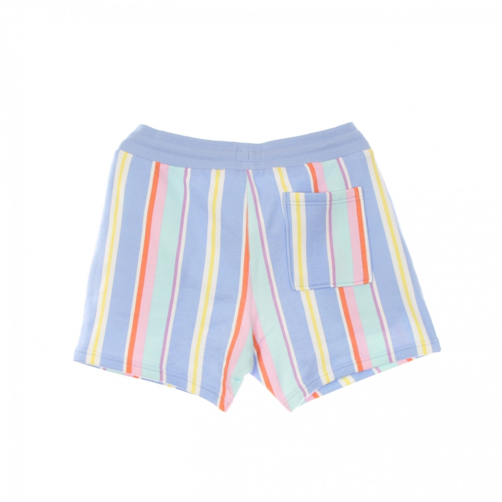 pantaloncino uomo pastel mixed vertical stripe sweat shorts LIGHT POWDERY BLUE/STRIPE