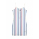 vestito donna stripe strap dress LIGHT POWDERY BLUE/STRIPE
