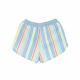 pantaloncino donna stripe sweat shorts LIGHT POWDERY BLUE/STRIPE
