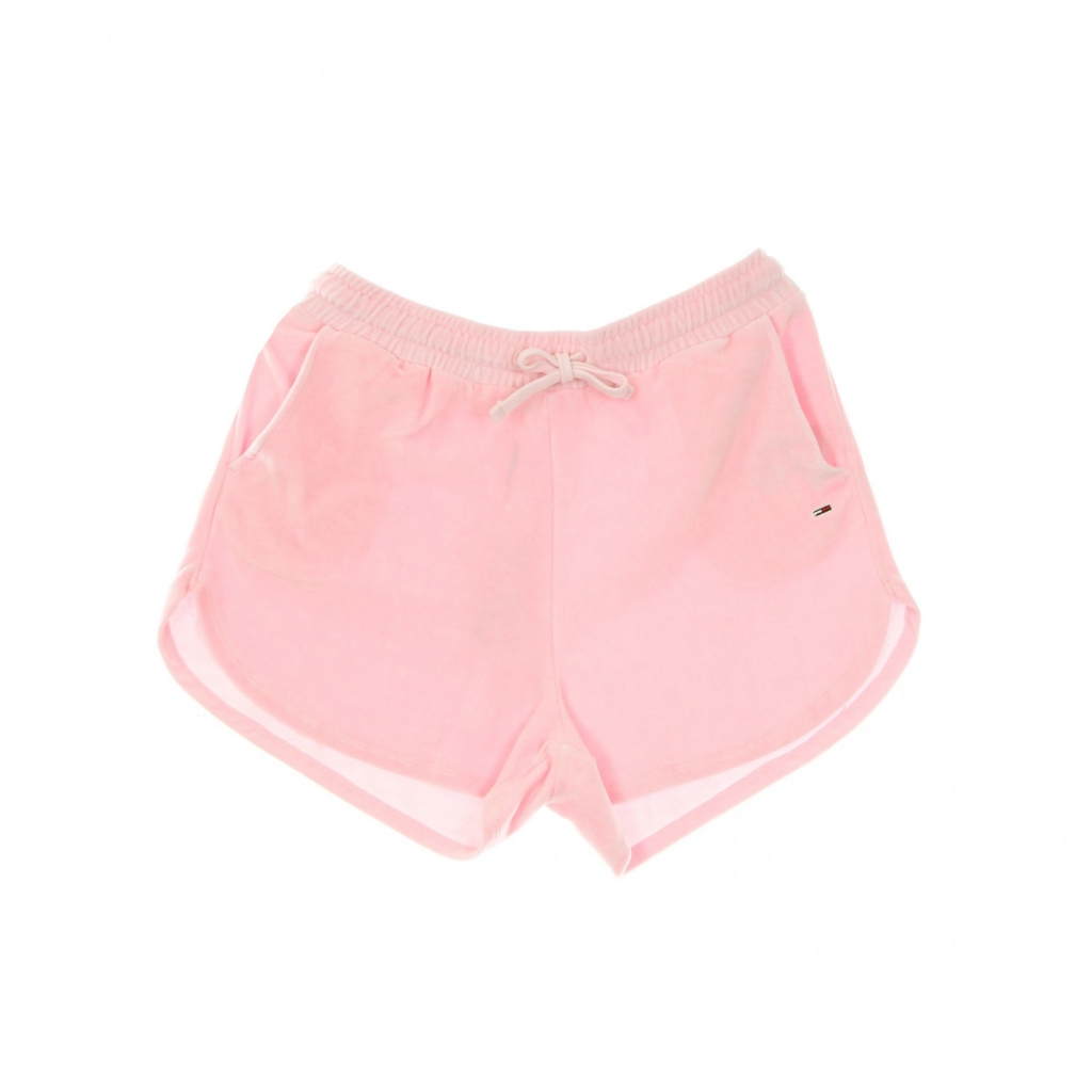 pantaloncino donna pastel velour shorts ROMANTIC PINK