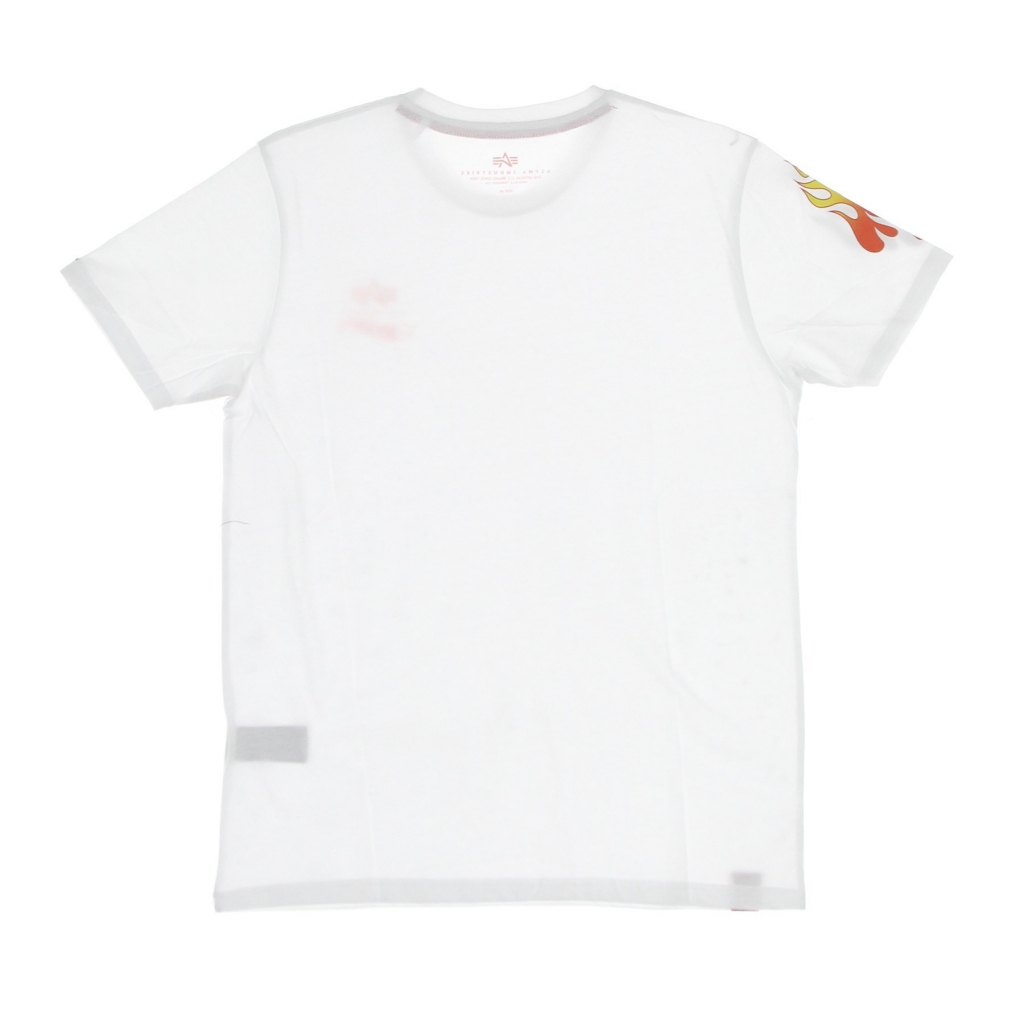 maglietta uomo flame tee x hot wheels WHITE