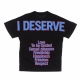 maglietta uomo deserve tee BLACK