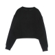 felpa girocollo donna w fleece crew heritage BLACK/MOON FOSSIL/WHITE