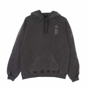 felpa cappuccio uomo monogram hoodie BLACK