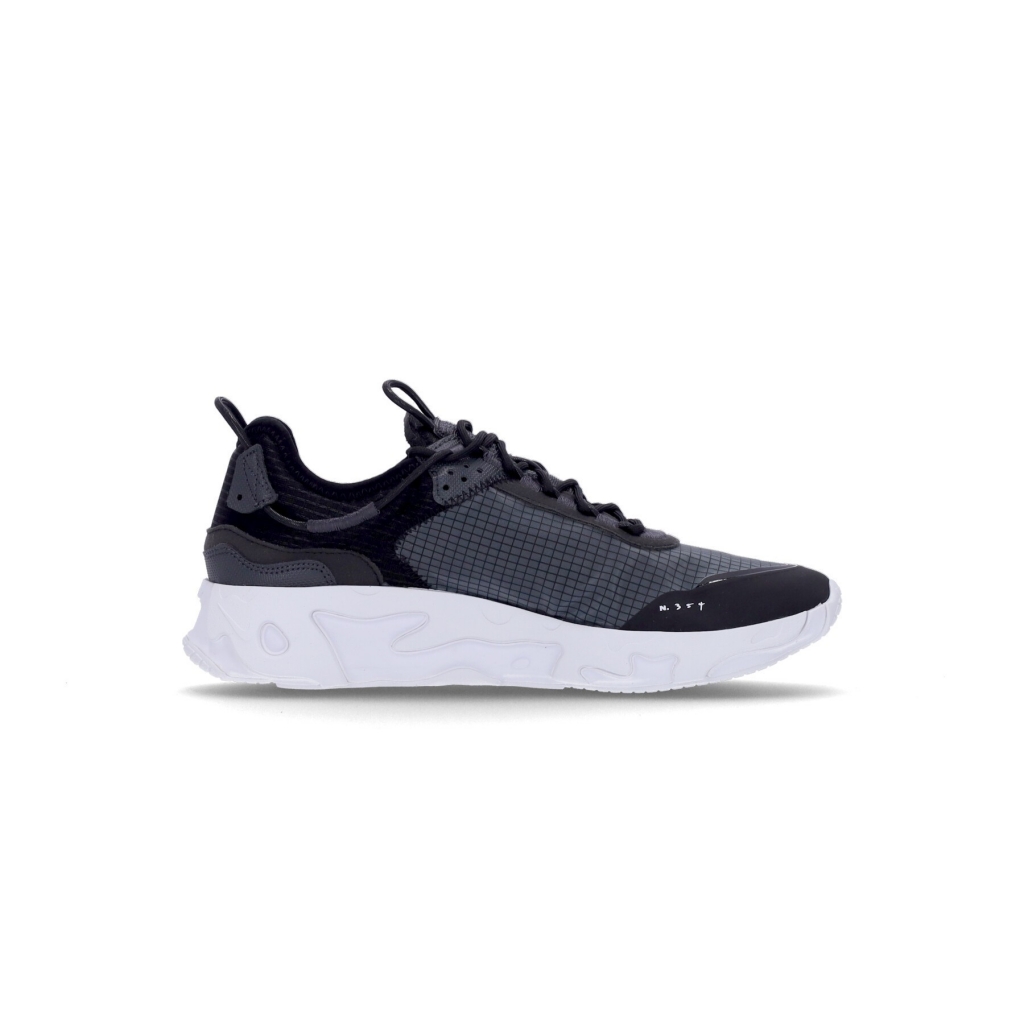 scarpa bassa uomo react live BLACK/WHITE/DK SMOKE GREY