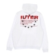 felpa cappuccio uomo info hoodie WHITE