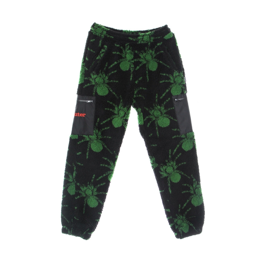 orsetto uomo spider fur pant BLACK