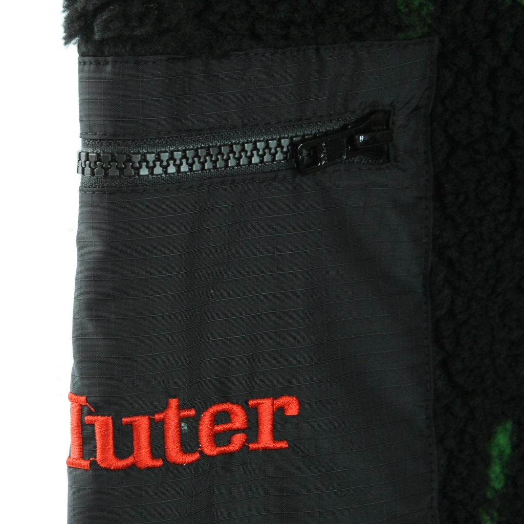 orsetto uomo spider fur pant BLACK