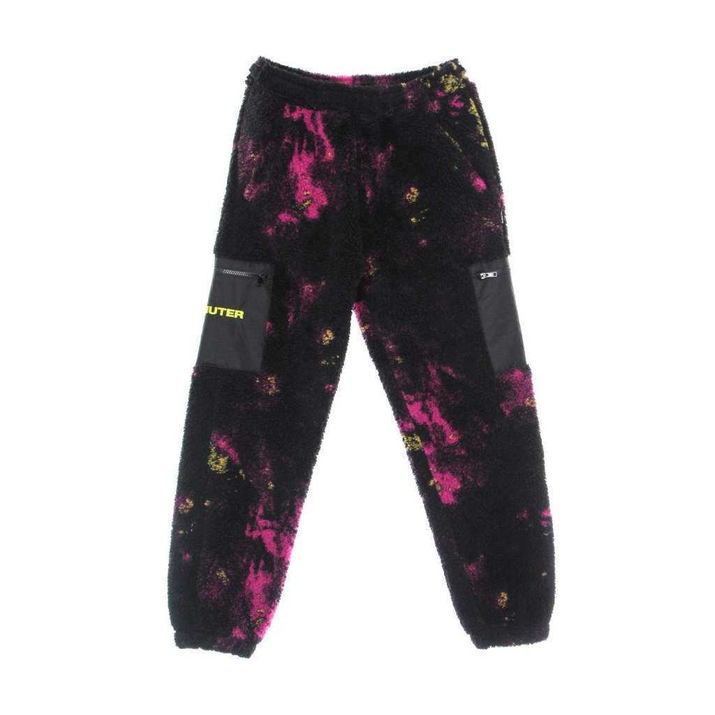 orsetto uomo tie dye fur pant PURPLE