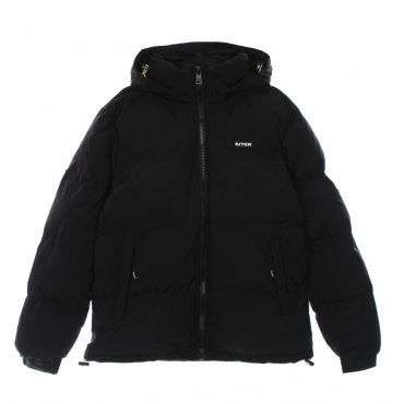 piumino uomo puffer hooded jacket BLACK