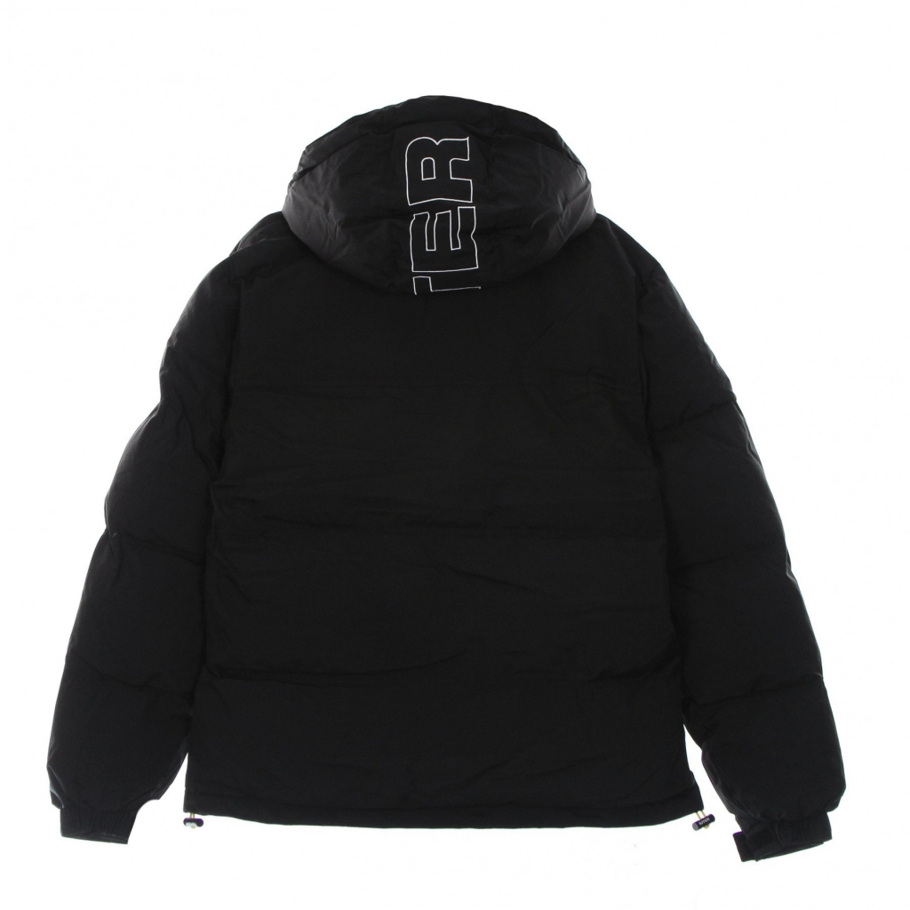 piumino uomo puffer hooded jacket BLACK