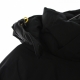 piumino uomo horns allover puff jacket BLACK