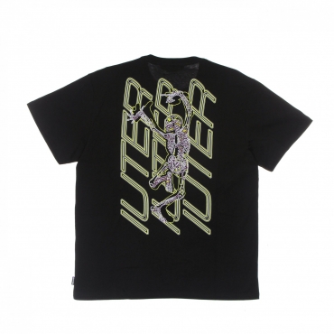 maglietta uomo skeleton tee BLACK