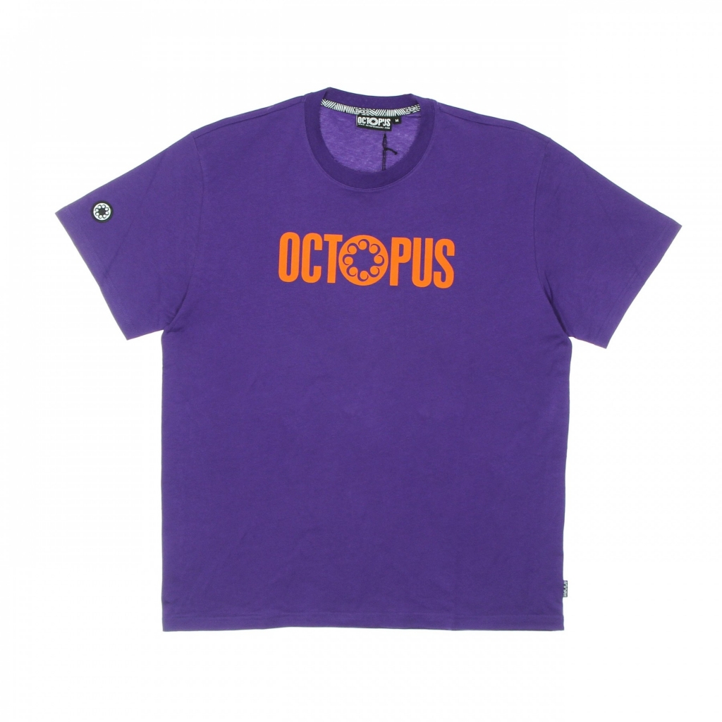 maglietta uomo outline logo tee PURPLE